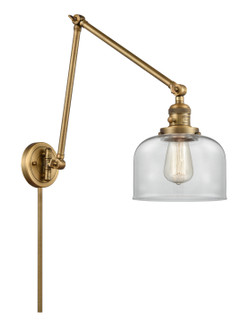 Franklin Restoration LED Swing Arm Lamp in Brushed Brass (405|238-BB-G72-LED)