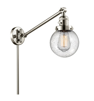 Franklin Restoration One Light Swing Arm in Polished Nickel (405|237-PN-G204-6)