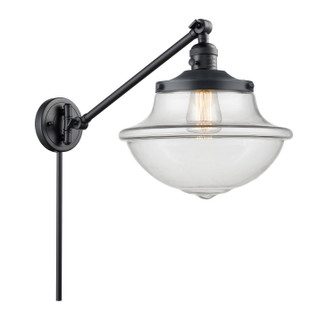 Franklin Restoration LED Swing Arm Lamp in Matte Black (405|237-BK-G542-LED)