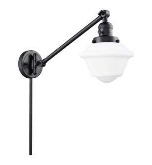 Franklin Restoration LED Swing Arm Lamp in Matte Black (405|237-BK-G531-LED)