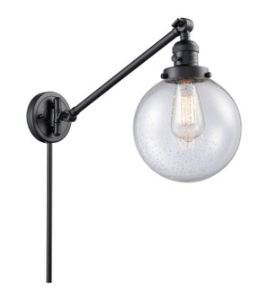 Franklin Restoration LED Swing Arm in Matte Black (405|237-BK-G204-8-LED)