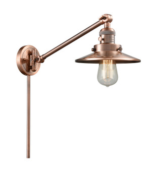 Franklin Restoration LED Swing Arm in Antique Copper (405|237-AC-M3-AC-LED)