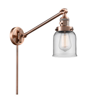 Franklin Restoration One Light Swing Arm Lamp in Antique Copper (405|237-AC-G52)