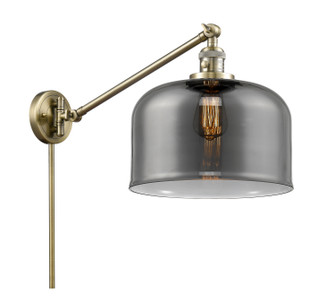 Franklin Restoration One Light Swing Arm Lamp in Antique Brass (405|237-AB-G73-L)