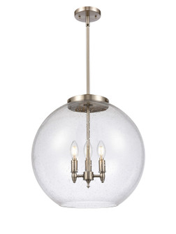 Essex LED Pendant in Brushed Satin Nickel (405|221-3S-SN-G124-18-LED)