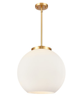 Essex Three Light Pendant in Satin Gold (405|221-3S-SG-G121-16)
