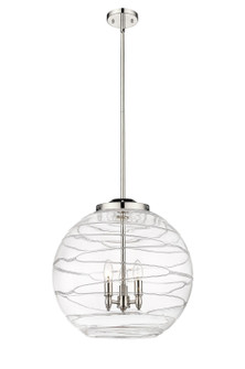 Essex LED Pendant in Polished Nickel (405|221-3S-PN-G1213-18-LED)