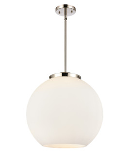 Essex LED Pendant in Polished Nickel (405|221-3S-PN-G121-16-LED)