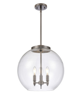 Essex LED Pendant in Oil Rubbed Bronze (405|221-3S-OB-G122-16-LED)