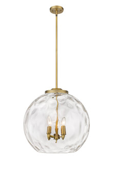 Essex Three Light Pendant in Brushed Brass (405|221-3S-BB-G1215-18)