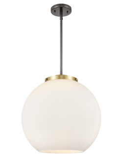 Essex LED Pendant in Black Antique Brass (405|221-3S-BAB-G121-16-LED)