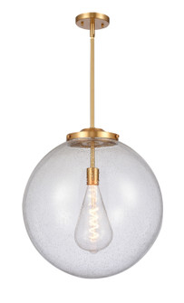 Essex One Light Pendant in Satin Gold (405|221-1S-SG-G204-18)