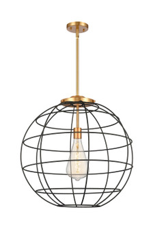 Essex One Light Pendant in Satin Gold (405|221-1S-SG-CE-22-BK)