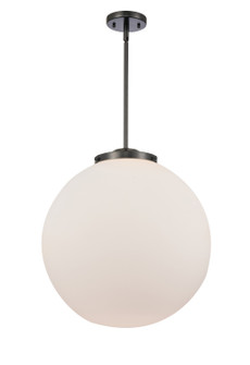 Essex LED Pendant in Matte Black (405|221-1S-BK-G201-18-LED)