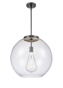 Essex LED Pendant in Matte Black (405|221-1S-BK-G122-18-LED)