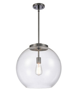 Essex One Light Pendant in Matte Black (405|221-1S-BK-G122-16)