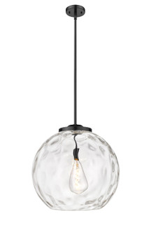 Essex One Light Pendant in Matte Black (405|221-1S-BK-G1215-18)