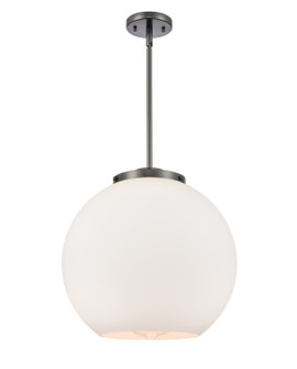 Essex LED Pendant in Matte Black (405|221-1S-BK-G121-16-LED)