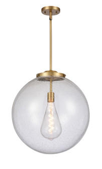 Essex One Light Pendant in Brushed Brass (405|221-1S-BB-G204-18)