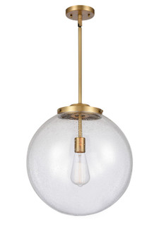 Essex LED Pendant in Brushed Brass (405|221-1S-BB-G204-16-LED)