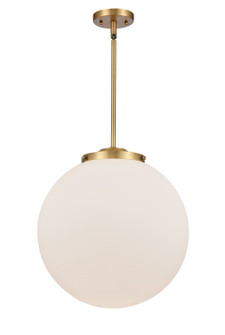 Essex LED Pendant in Brushed Brass (405|221-1S-BB-G201-16-LED)