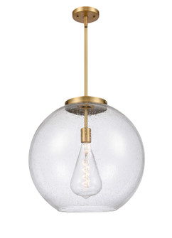 Essex LED Pendant in Brushed Brass (405|221-1S-BB-G124-18-LED)