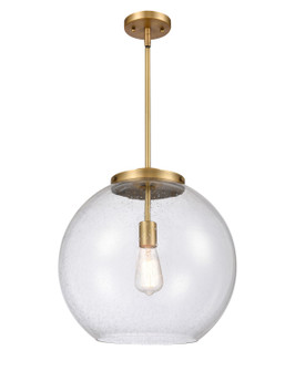 Essex LED Pendant in Brushed Brass (405|221-1S-BB-G124-16-LED)