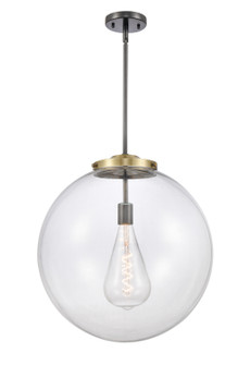Essex One Light Pendant in Black Antique Brass (405|221-1S-BAB-G202-18)