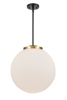 Franklin Restoration One Light Pendant in Black Antique Brass (405|221-1S-BAB-G201-16)