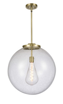 Essex LED Pendant in Antique Brass (405|221-1S-AB-G204-18-LED)