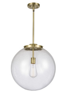 Franklin Restoration LED Pendant in Antique Brass (405|221-1S-AB-G204-16-LED)