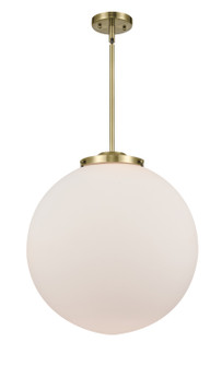 Franklin Restoration LED Pendant in Antique Brass (405|221-1S-AB-G201-18-LED)