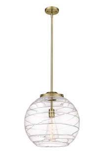 Essex LED Pendant in Antique Brass (405|221-1S-AB-G1213-16-BB-95-LED)