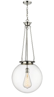 Essex One Light Pendant in Polished Nickel (405|221-1P-PN-G202-18)