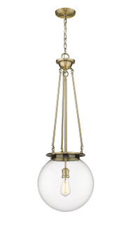 Essex One Light Pendant in Antique Brass (405|221-1P-AB-G202-14)