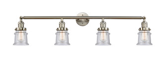 Franklin Restoration Four Light Bath Vanity in Brushed Satin Nickel (405|215-SN-G184S)