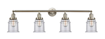 Franklin Restoration Four Light Bath Vanity in Brushed Satin Nickel (405|215-SN-G184)