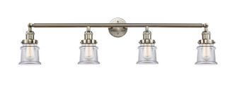 Franklin Restoration Four Light Bath Vanity in Brushed Satin Nickel (405|215-SN-G182S)