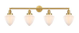 Franklin Restoration Four Light Bath Vanity in Satin Gold (405|215-SG-G661-7)