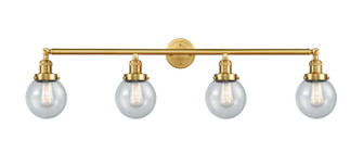 Franklin Restoration LED Bath Vanity in Satin Gold (405|215-SG-G204-6-LED)
