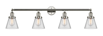 Franklin Restoration Four Light Bath Vanity in Polished Nickel (405|215-PN-G62)