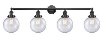 Franklin Restoration Four Light Bath Vanity in Oil Rubbed Bronze (405|215-OB-G204-8)