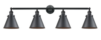 Franklin Restoration Four Light Bath Vanity in Matte Black (405|215-BK-M13-BK)
