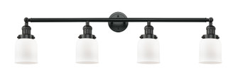 Franklin Restoration Four Light Bath Vanity in Matte Black (405|215-BK-G51)