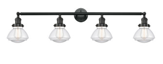 Franklin Restoration Four Light Bath Vanity in Matte Black (405|215-BK-G322)