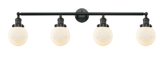 Franklin Restoration LED Bath Vanity in Matte Black (405|215-BK-G201-6-LED)