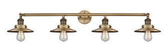 Franklin Restoration Four Light Bath Vanity in Brushed Brass (405|215-BB-M4)