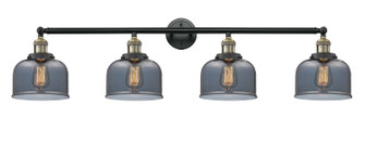 Franklin Restoration Four Light Bath Vanity in Black Antique Brass (405|215-BAB-G73)