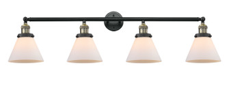 Franklin Restoration Four Light Bath Vanity in Black Antique Brass (405|215-BAB-G41)
