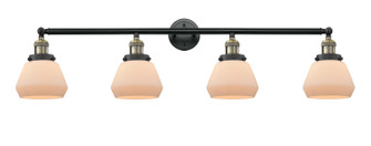 Franklin Restoration Four Light Bath Vanity in Black Antique Brass (405|215-BAB-G171)